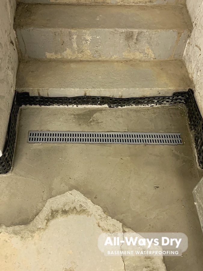 All-Ways Dry Basement Waterproofing: another basement waterproofing project - after